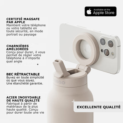 Paille rétractable de la gourde Ringo Pro beige
