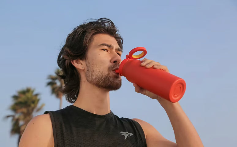 Paille sportive rétractable et anti-fuites de la gourde Ringo Pro